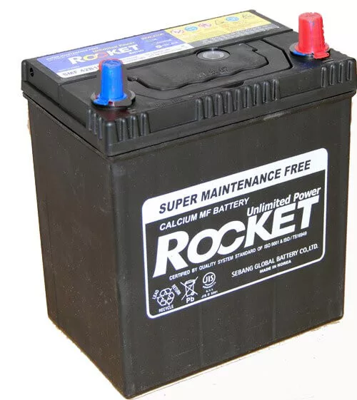 Rocket 40Ah 12V autó akkumulátor 42B19L ASIA vékonysaru JOBB+