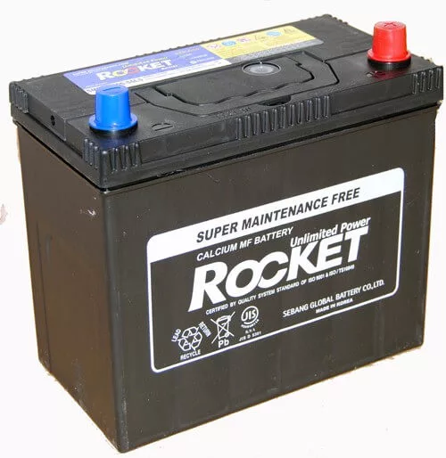 Rocket 45Ah 12V autó akkumulátor NX100-S6LS ASIA JOBB+ Rocket 45Ah 12V autó akkumulátor NX100-S6LS ASIA JOBB+