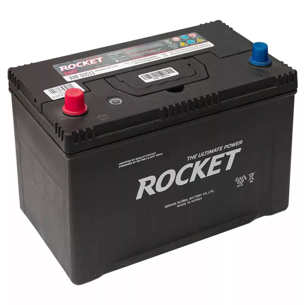 Rocket 100Ah 12V autó akkumulátor XMF 60033 ASIA bal+