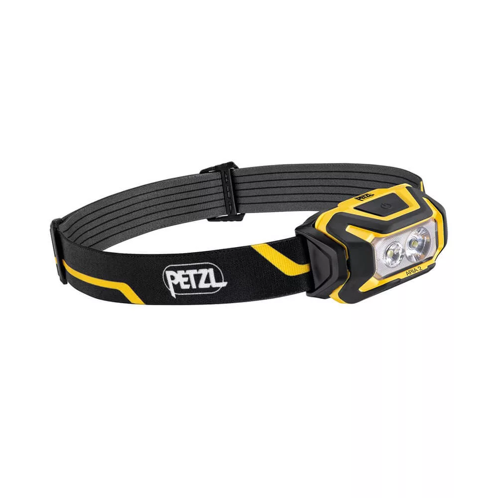 PETZL ARIA 2 SÁRGA/FEKETE fejlámpa 3*LR03 450lum PETZL ARIA 2 SÁRGA/FEKETE fejlámpa 3*LR03 450lum