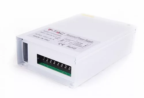 V-TAC 250W 20A LED tápegység esőálló fém házas – V-TAC 3073 V-TAC 250W 20A LED tápegység esőálló fém házas – V-TAC 3073