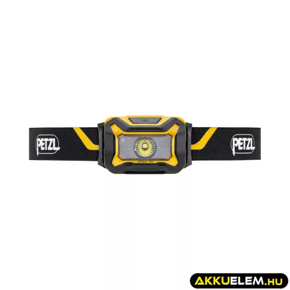 PETZL ARIA 1R tölthető SÁRGA/FEKETE fejlámpa 450lum