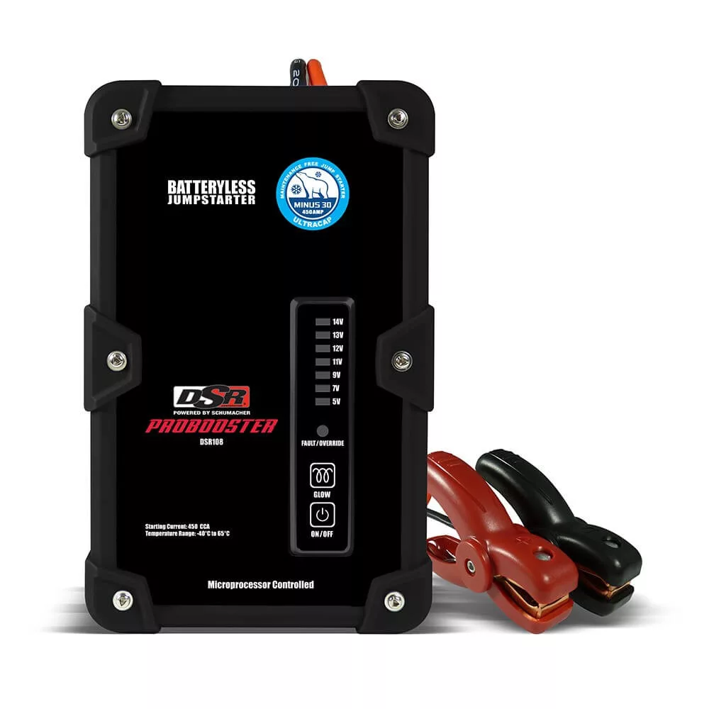 Schumacher 12V 450A indításrásegítő DSR108 (6000 cm3-ig) Schumacher 12V 450A indításrásegítő DSR108 (6000 cm3-ig)