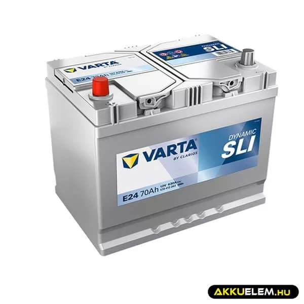 70Ah Varta Dynamic E24 12V autó akkumulátor bal+ (570 413 063)