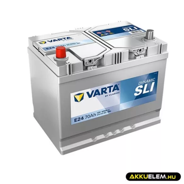 70Ah Varta Dynamic E24 12V autó akkumulátor bal+ (570 413 063)