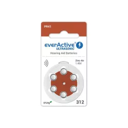   everActive Ultrasonic ZA312 PR41 hallókészülék elem 6db/csomag (ár/csomag)