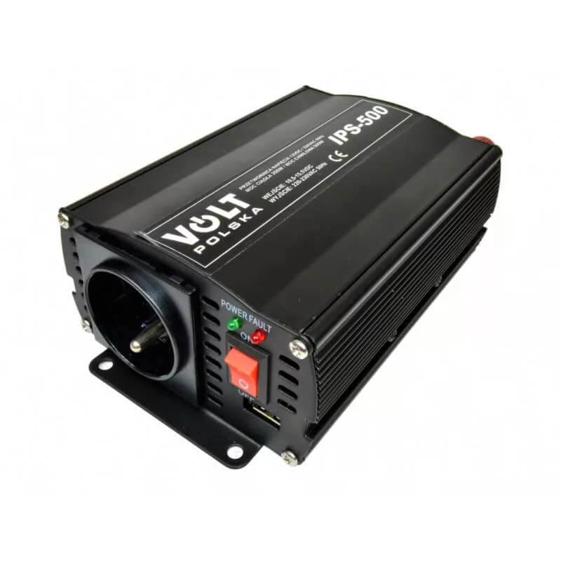 VOLT Polska IPS500 350W/max.500W 12V trapéz inverter VOLT Polska IPS500 350W/max.500W 12V trapéz inverter