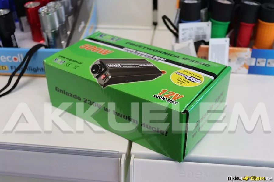 VOLT Polska IPS500 350W/max.500W 12V trapéz inverter