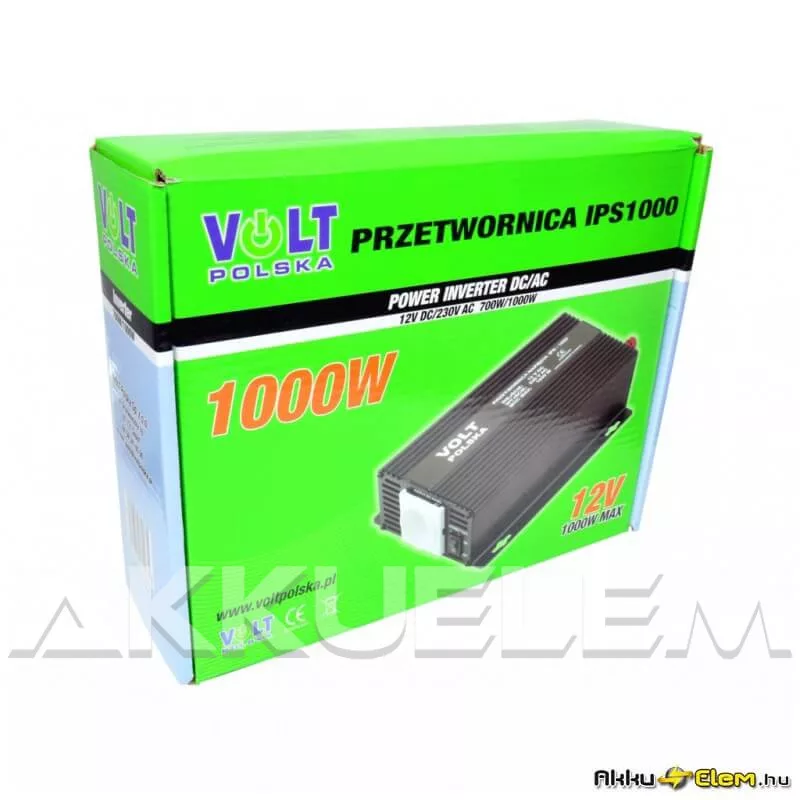 VOLT Polska IPS1000 700W/max.1000W 12V trapéz inverter