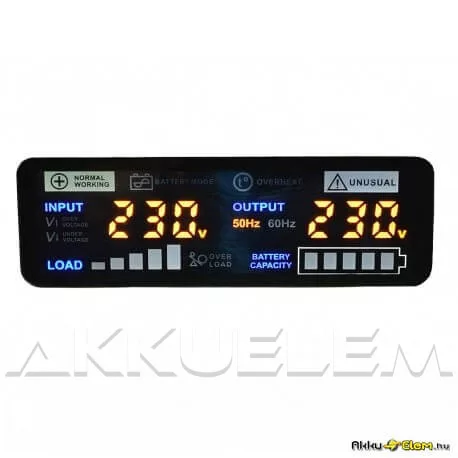 VOLT Polska SinusPRO 1000W 1000VA 700W 12V inverter/szünetm. tápegység 