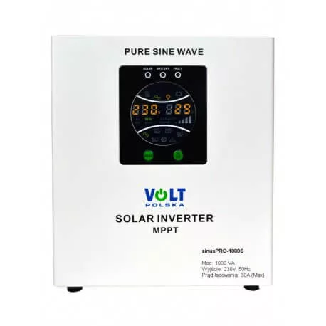 VOLT Polska SinusPRO 1000S 700W 12V szolár inverter/szünetm. tápegység