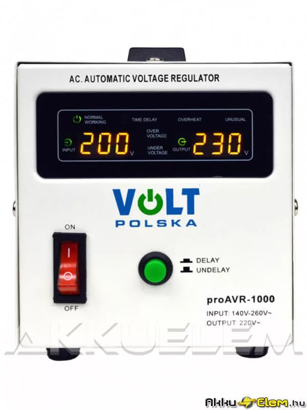 VOLT Polska ProAVR 1000VA feszültségstabilizátor