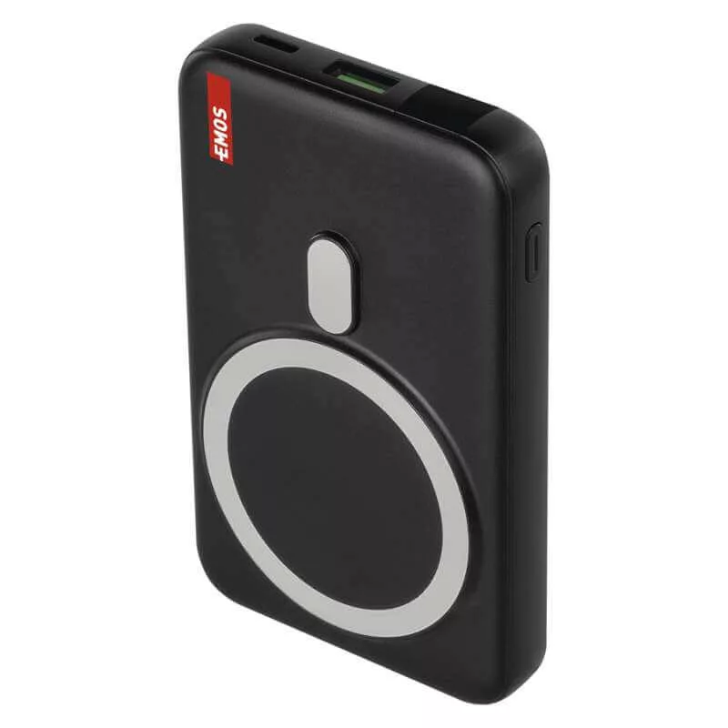 EMOS Powerbank WI 1023D, 10 000 mAh, 22,5 W+Wireless B0543B LIPO 3,85V külső EMOS Powerbank WI 1023D, 10 000 mAh, 22,5 W+Wireless B0543B LIPO 3,85V külső