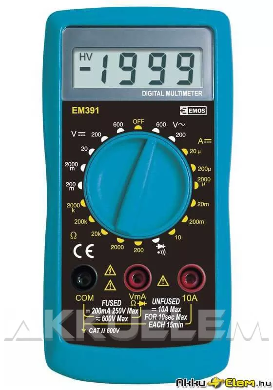 Digitális multiméter EM391