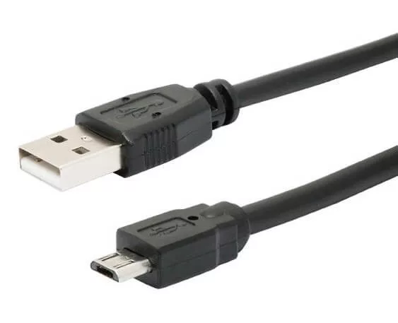 USB-microUSB kábel 3m fekete