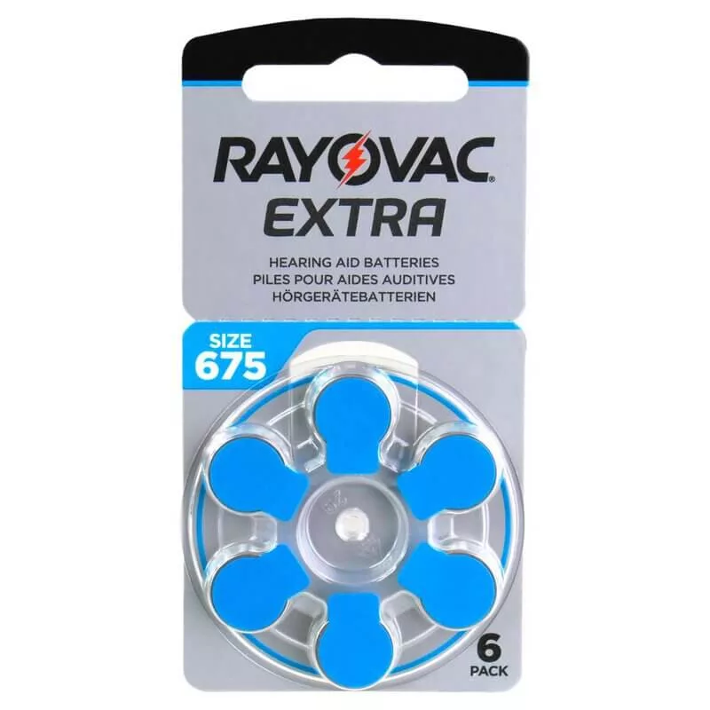 Hallókészülék elem RAYOVAC ZA675 PR44 6db/csomag (ár/db)