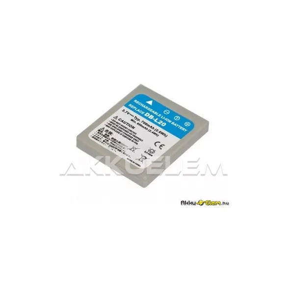 Sanyo DB-L20 700mAh  utángyártott kamera akkumulátor