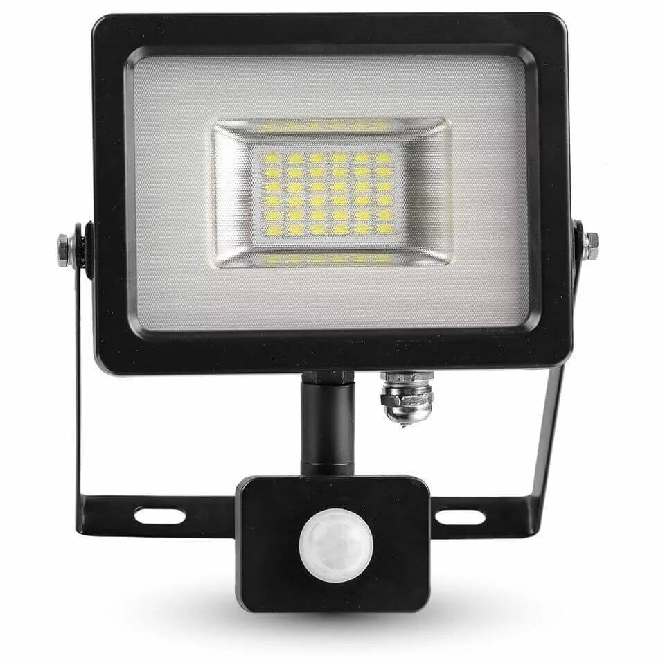 V-TAC 20W 1600lm 4500K reflektor mozgásérzékelős, fekete színű V-TAC 20W 1600lm 4500K reflektor mozgásérzékelős, fekete színű