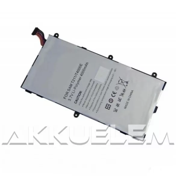 Samsung Galaxy Tab 3 7.0, SM-T210 4000mAh utángyártott tablet akkumulátor - VHBW