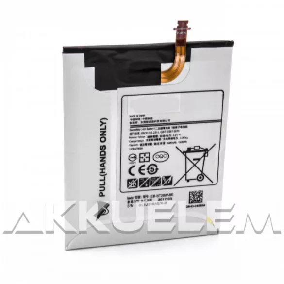 Samsung Galaxy Tab A/ EB-BT280 4000mAh utángyártott tablet akkumulátor - VHBW