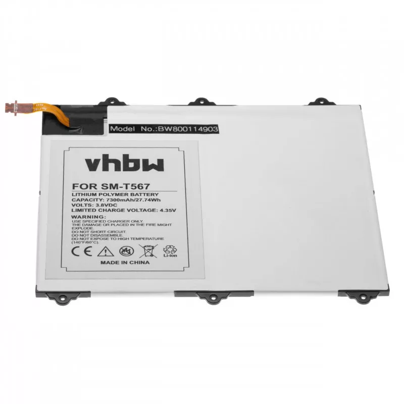   Samsung Galaxy Tab E 9.6/ EB-BT567 7300mAh utángyártott tablet akkumulátor