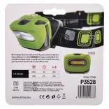 Fejlámpa 2W COB Leddel 3 db AAA elemmel működik