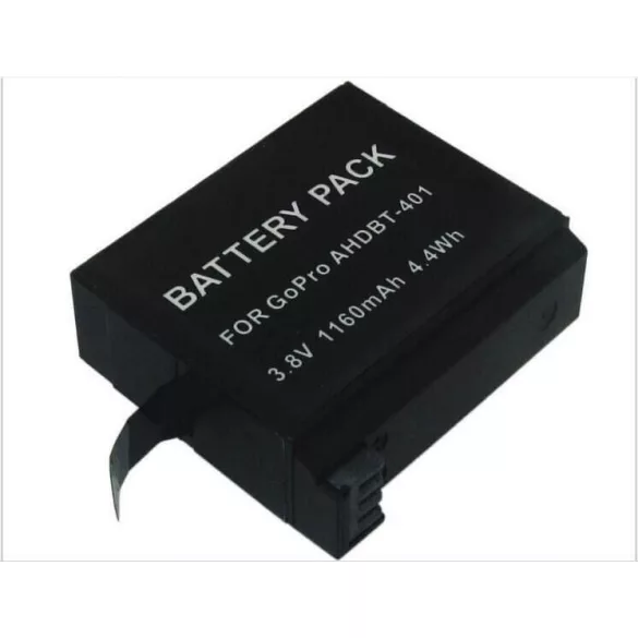 GoPro Hero4 3,8V 1160mAh utángyártott akkumulátor - VHBW