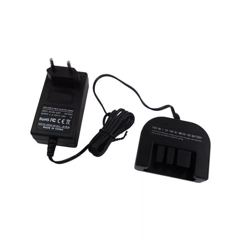 Black&Decker 1,2V-18V 1A utángyártott szerszámgép akkumulátor töltő Ni-Cd/Ni-MH akkukhoz Black&Decker 1,2V-18V 1A utángyártott szerszámgép akkumulátor töltő Ni-Cd/Ni-MH akkukhoz