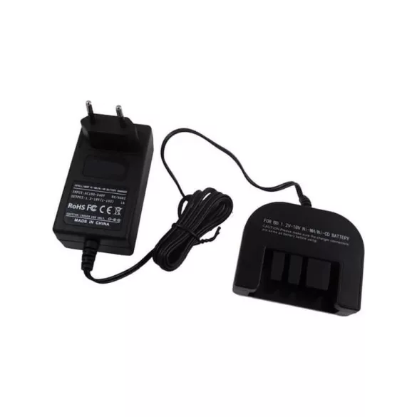 Black&Decker 1,2V-18V 1A utángyártott szerszámgép akkumulátor töltő Ni-Cd/Ni-MH akkukhoz - VHBW