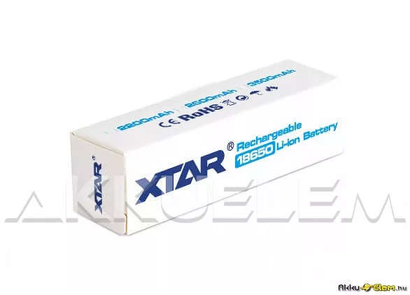 XTAR 18650 3500mAh 3,6V Li-ion akkumulátor PCB