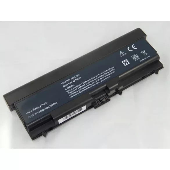 Lenovo Thinkpad SL410 10,8V 9000mAh utángyártott notebook akkumulátor - VHBW
