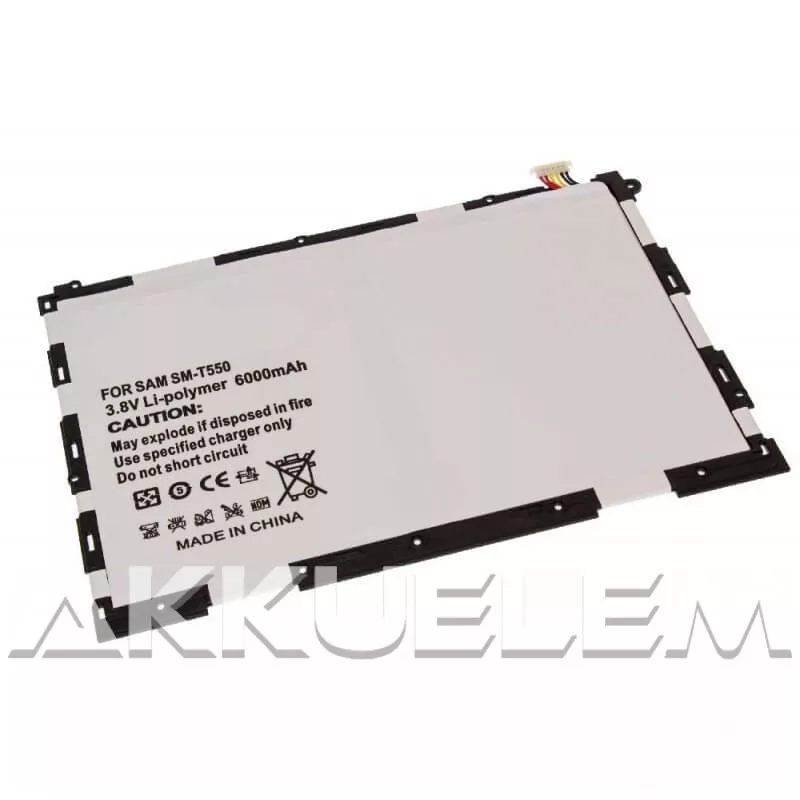 Samsung Galaxy Tab A 9.7 SM-T550 3,8V 6000mAh utángyártott tablet akkumulátor