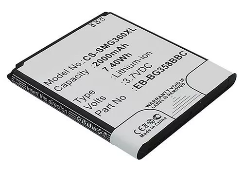   SAMSUNG EB-BG358BBE 3,8V 2000mAh utángyártott mobiltelefon akkumulátor
