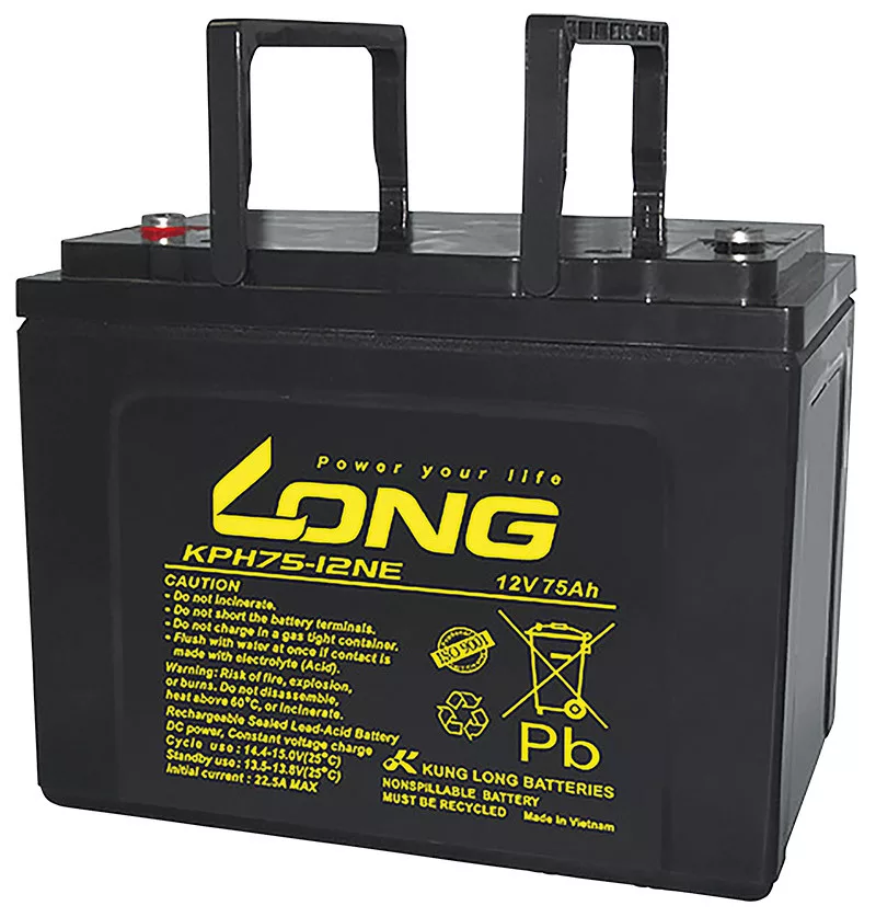 Long KPH75-12NE 12V 75Ah zselésakku ciklikus Long KPH75-12NE 12V 75Ah zselésakku ciklikus