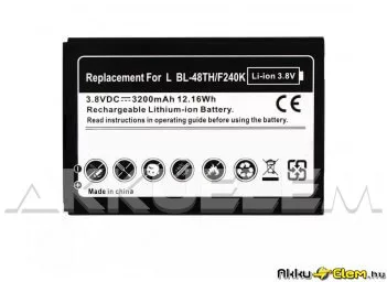 LG BL-47TH 3,8V 3200mAh utángyártott mobiltelefon akkumulátor