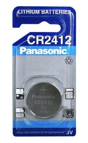 Panasonic CR 2412 3V lítium gombelem Panasonic CR 2412 3V lítium gombelem