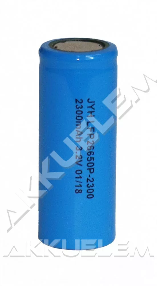 Ipari akkucella 26650 LiFePO4 3,2V 2300mAh LFP26650P-2300