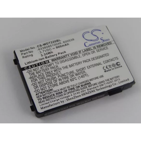 PSC Falcon PT40 900mAh utángyártott akkumulátor - VHBW