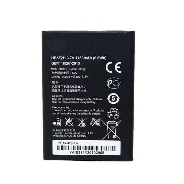 Huawei HB5F2H 3,7V 1700mAh utángyártott mobiltelefon akkumulátor - VHBW