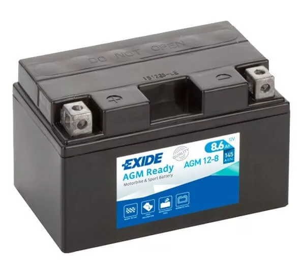 Exide 12V 8Ah 145A AGM 12-8 motorkerékpár akkumulátor BAL+ Exide 12V 8Ah 145A AGM 12-8 motorkerékpár akkumulátor BAL+