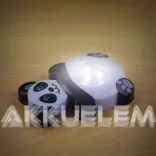 Gyermek éjjelifény lámpa PANDA figurás, nyomógombos