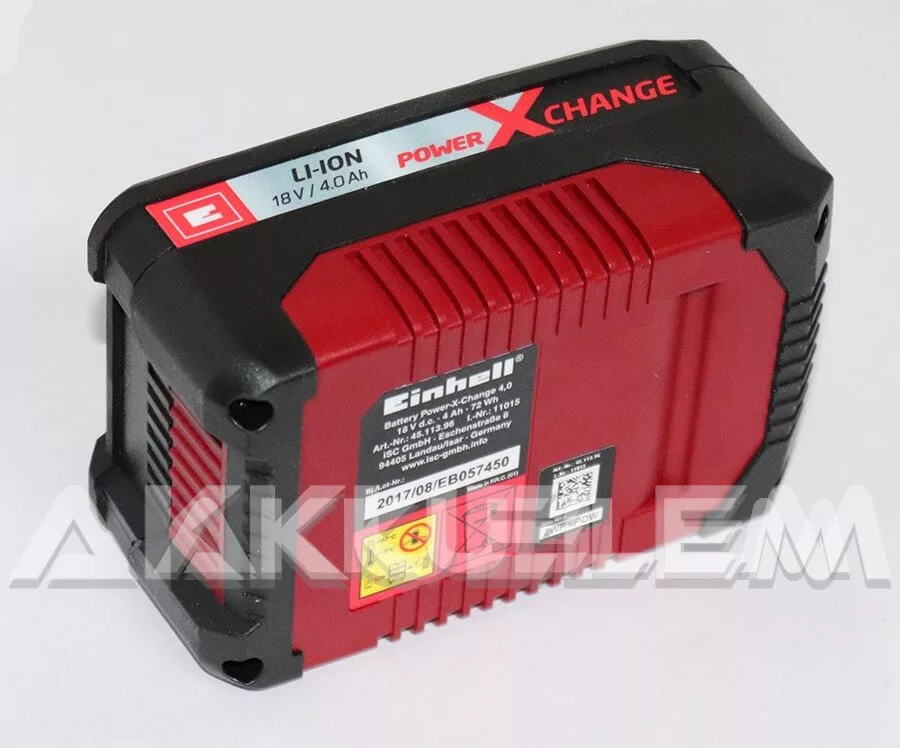 Einhell 18V 4,0Ah Power Exchange Li-ion szerszámgép akkumulátor