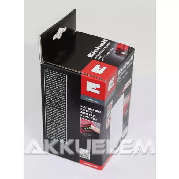 Einhell 18V 5,2Ah Power Exchange Li-ion szerszámgép akkumulátor