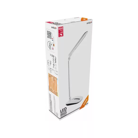 Avide LED Asztali lámpa 10W 600lm 170° fehér 5000K dimm
