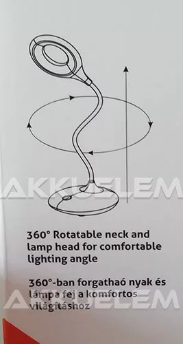 Avide MINIM 4W 210lm asztali lámpa fehér színű