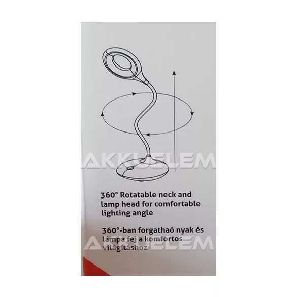 Avide MINIM 4W 210lm asztali lámpa fehér színű