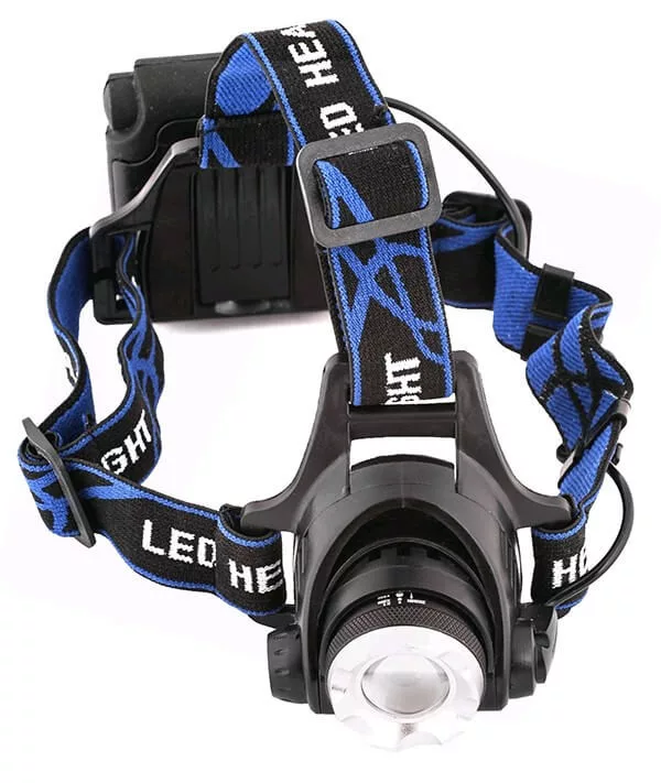 Lámpa Entac 5W Zoom alu fókusz FEJ 600lm 4xAA