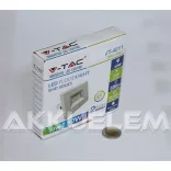 V-TAC 10W 850lm 3000K LED-reflektor fehér színű burkolat, meleg fehér fény