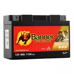   Banner 12V 8Ah 115A YT9B-4 50801 motorkerékpár akkumulátor AGM BAL+