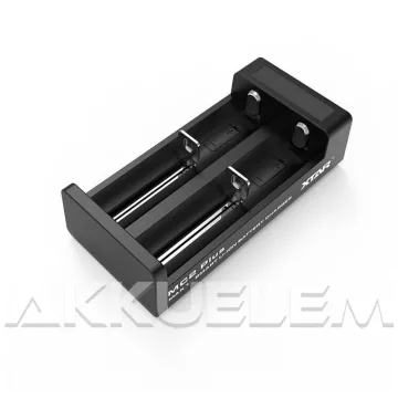   XTAR MC2 Plus 2,1A Li-ion akkumulátor töltő LED-indikátor, microUSB csatlakozó